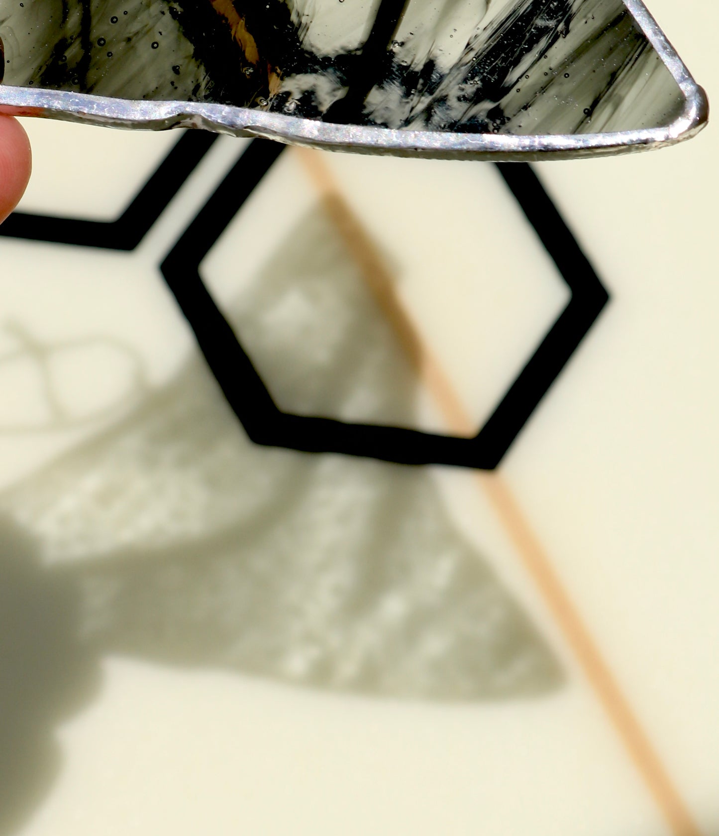 Black Shark Tooth Sun Catcher