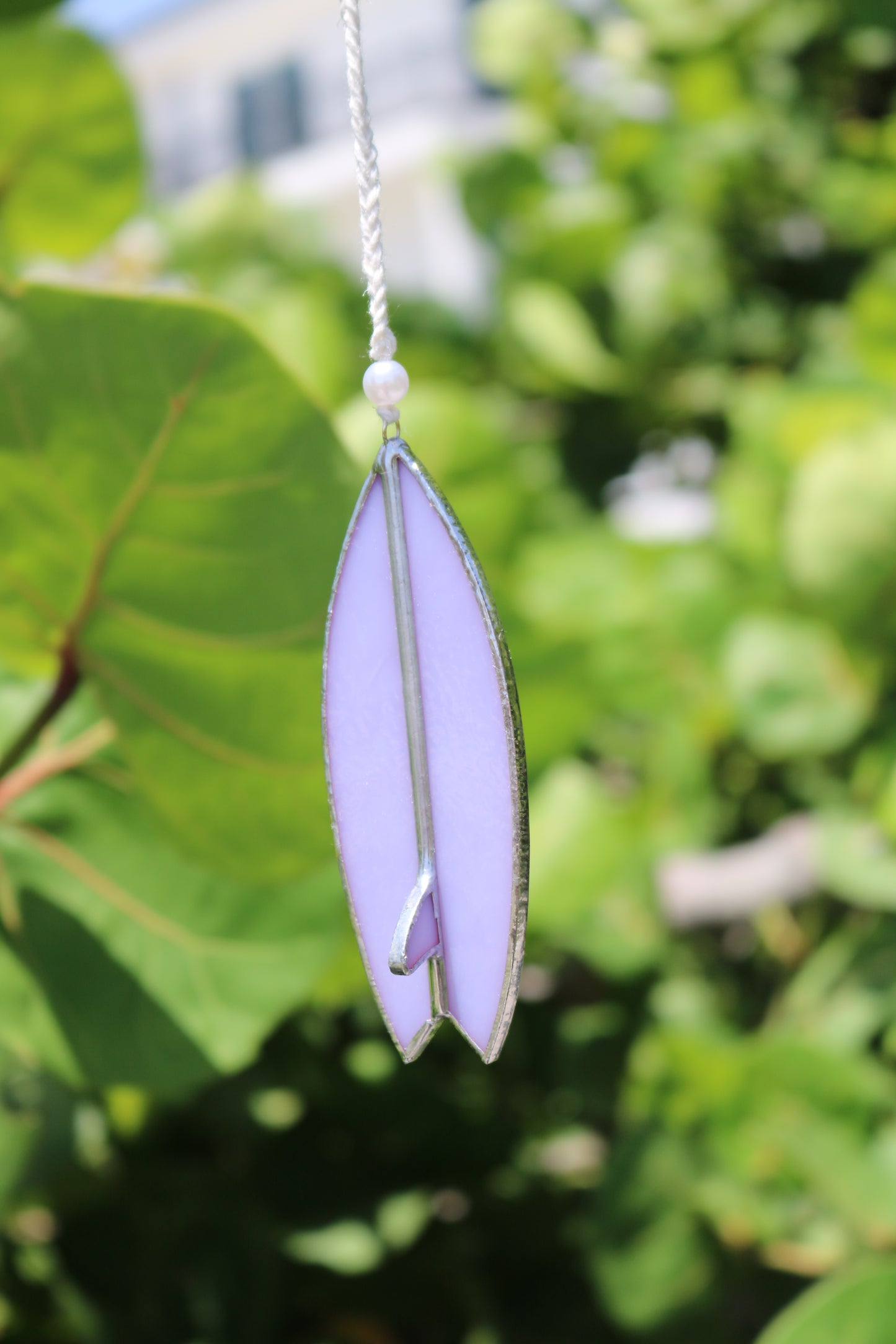 Lavender Stained Glass Surfboard