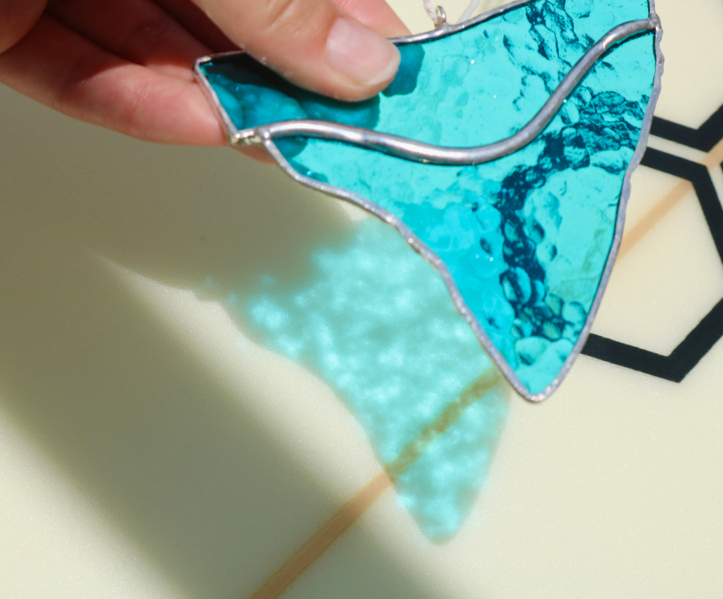 Blue Shark Tooth Sun Catcher