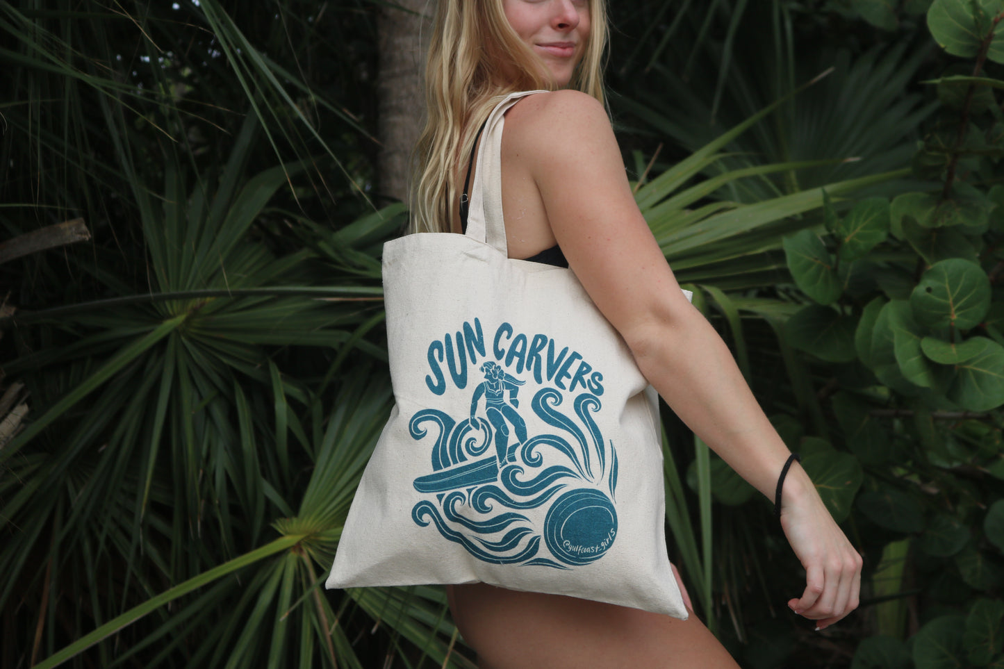 Sun Carvers x Gulf Coast Girls Canvas Tote Bag