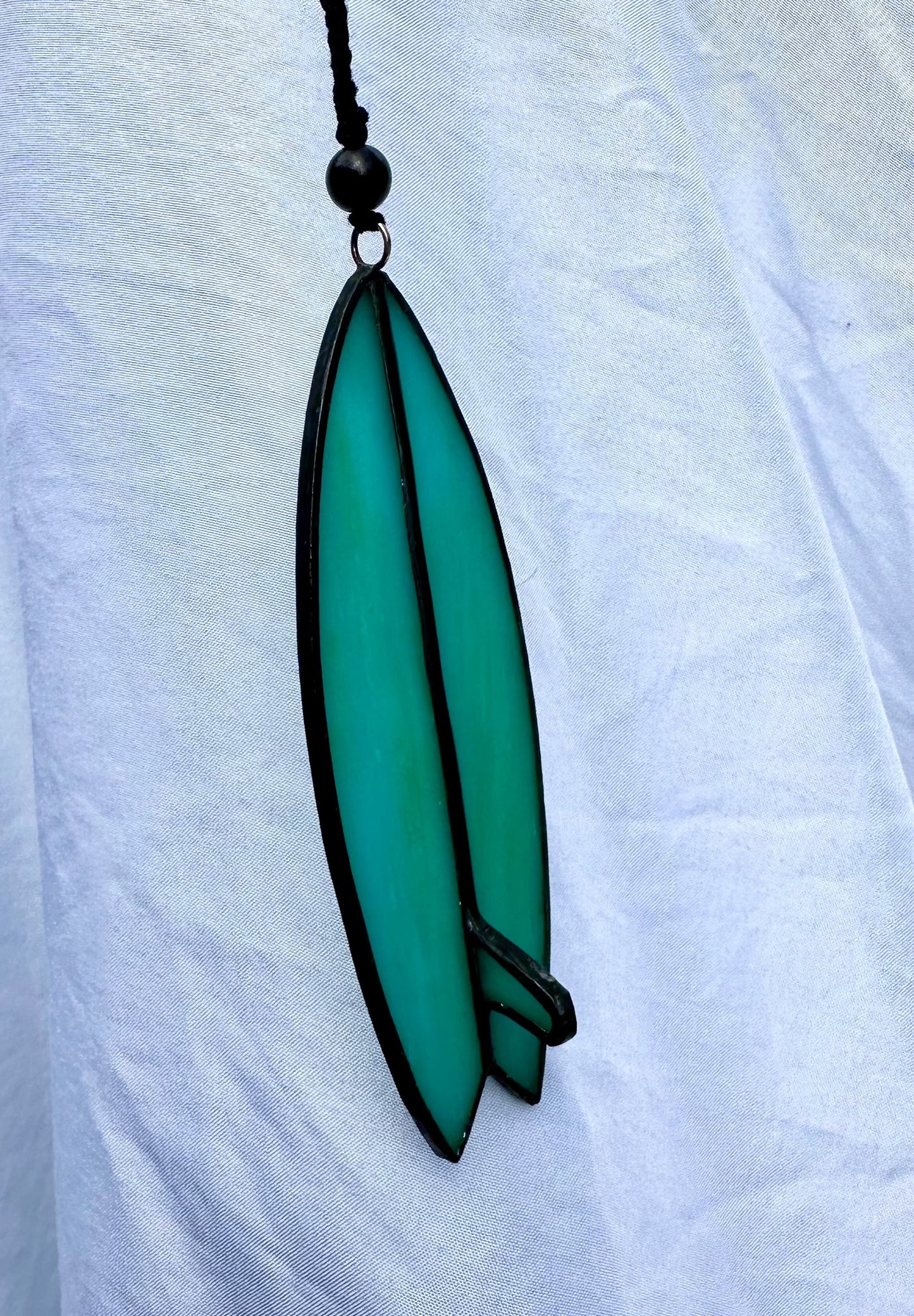 Sea Foam Stained Glass Surfboard