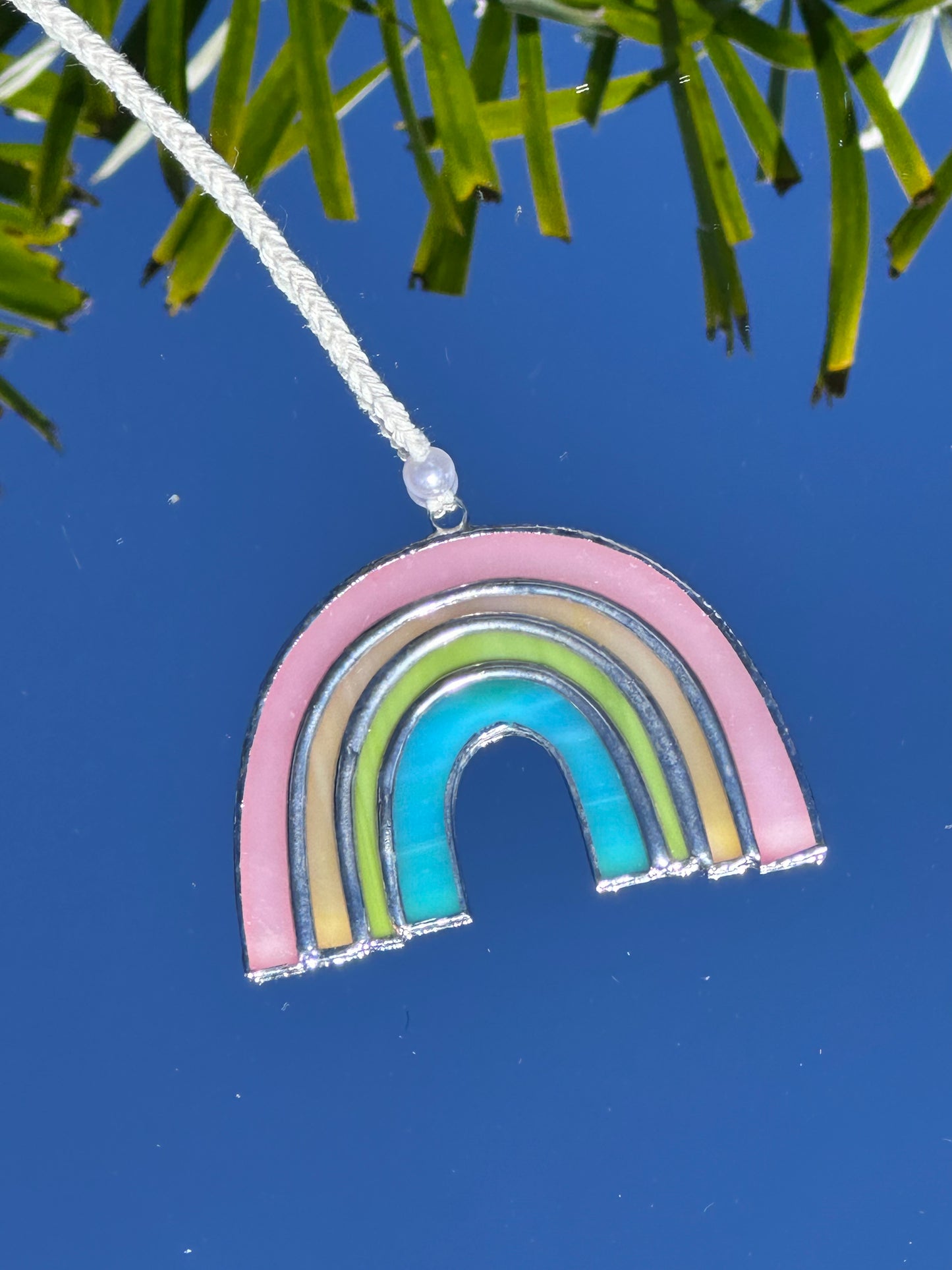 Rainbow Stained Glass Design