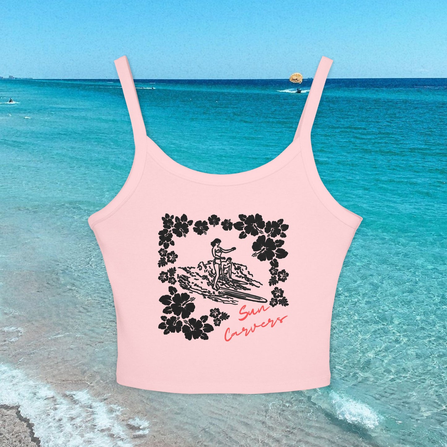 Surf Poster Baby Tank