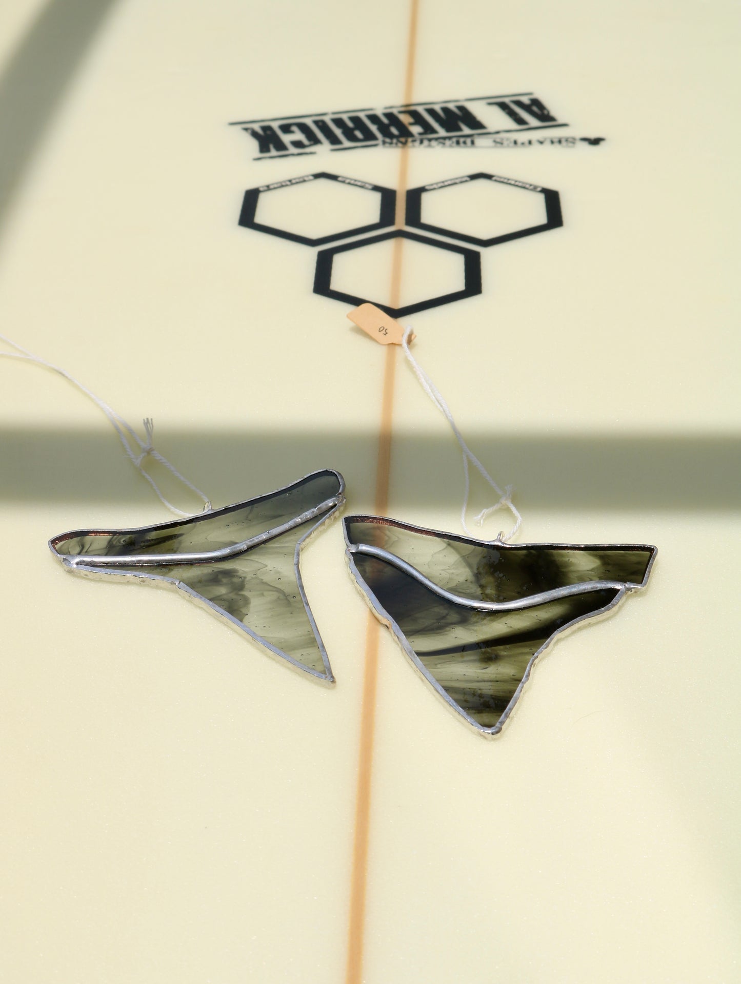 Black Shark Tooth Sun Catcher