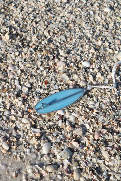 Neptune Blue Stained Glass Surfboard