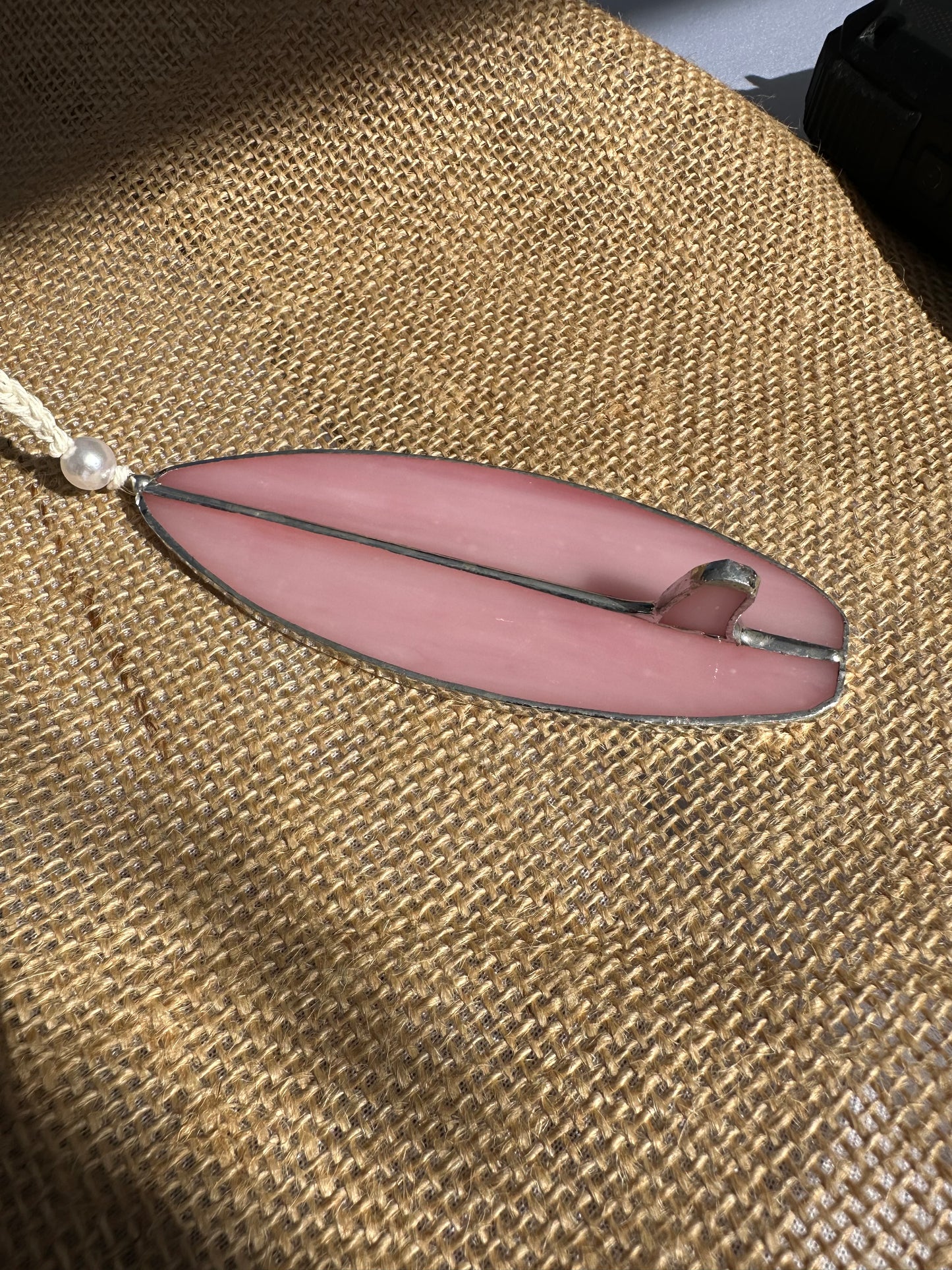 Pink Sands Stained Glass Surfboard