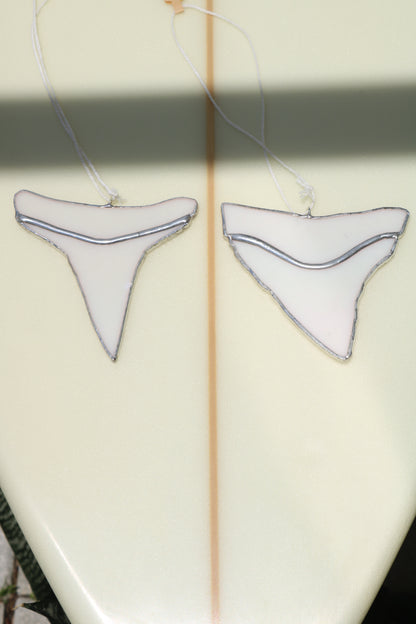 White Shark Tooth Sun Catcher