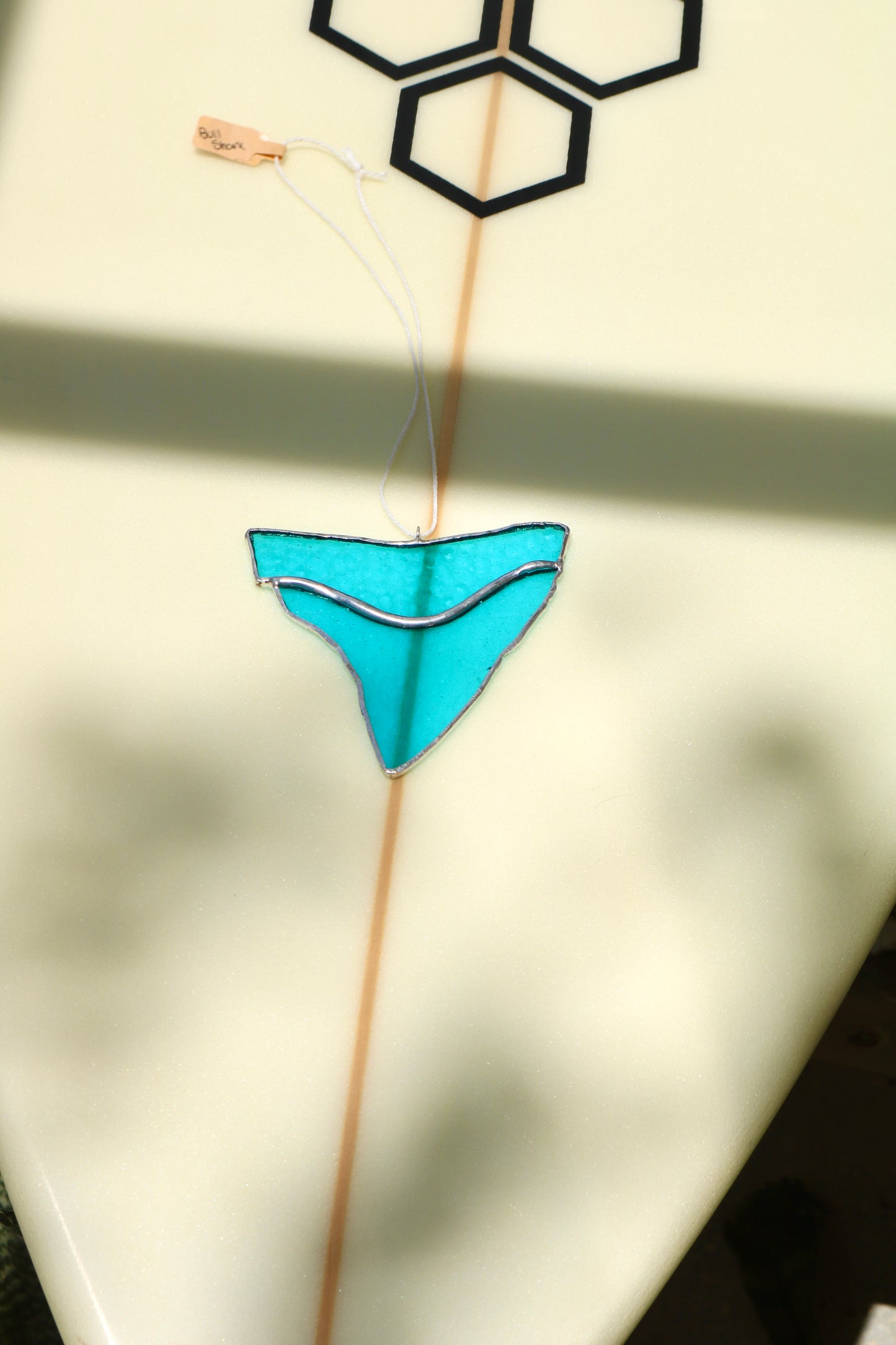 Blue Shark Tooth Sun Catcher