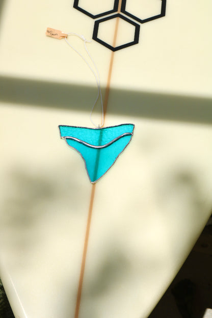 Blue Shark Tooth Sun Catcher