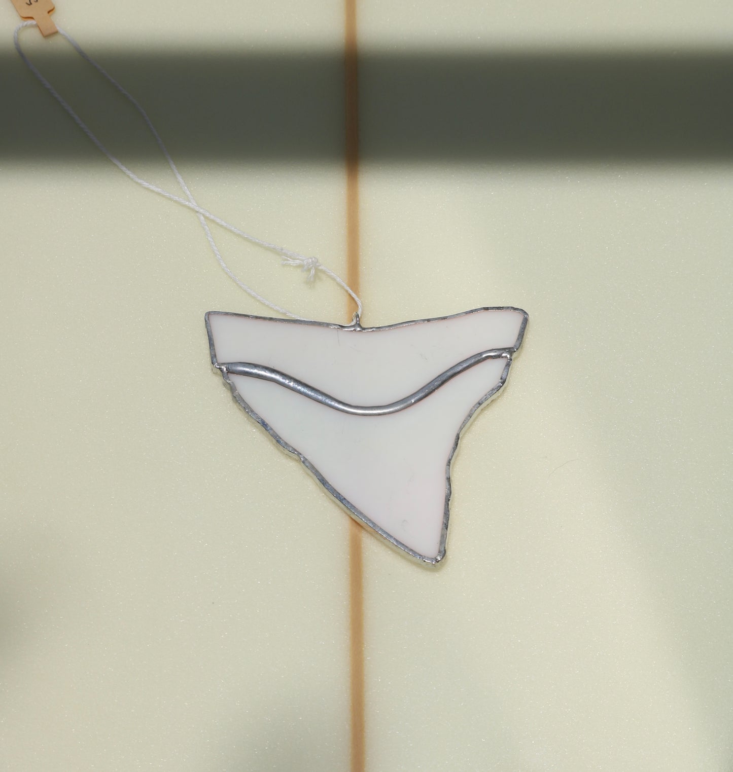 White Shark Tooth Sun Catcher