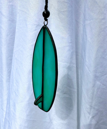 Sea Foam Stained Glass Surfboard