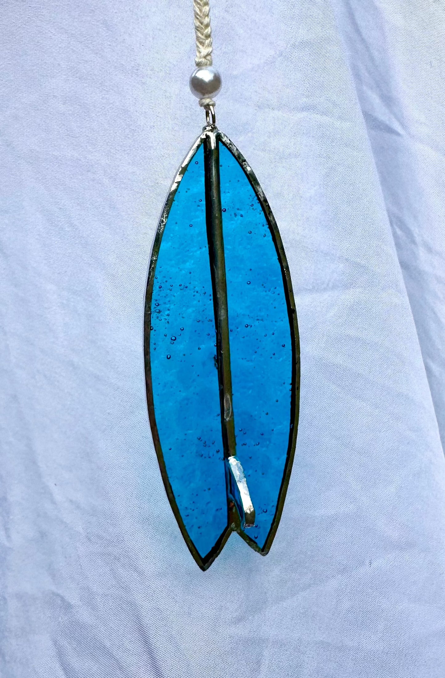 Rain Stained Glass Surfboard