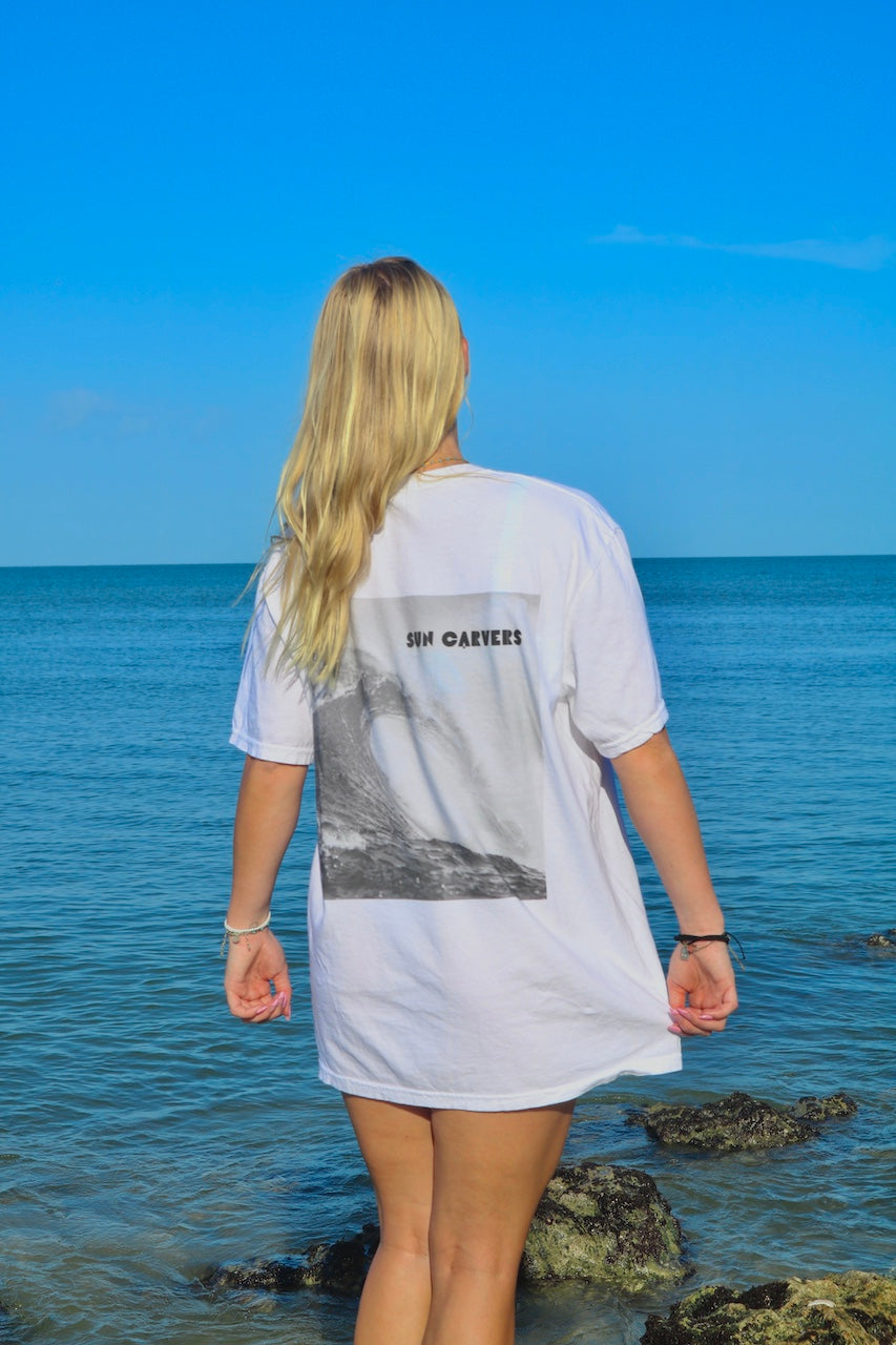Sun Carvers Chase The Waves Print T-shirt