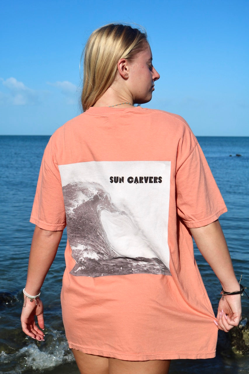 Sun Carvers Chase The Waves Print T-shirt