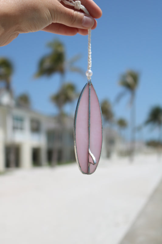 Pink Sands Stained Glass Surfboard